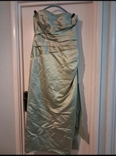 PALE GREEN BRIDESMAID DRESS -