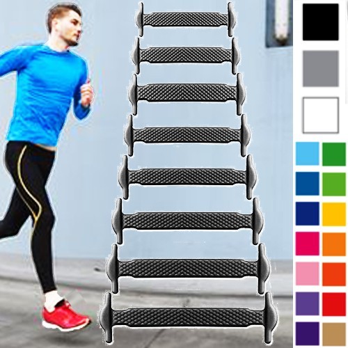 Elastic tie silicone shoe - tie,