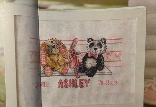 Nursery friends birth sampler - friends,