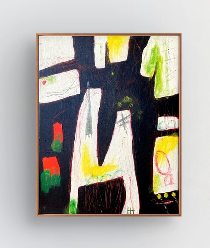 Hand painted abstract colorful - abstract,
