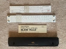 Old vintage Blundell Harling Ltd. Paper Calculating Slide Rule