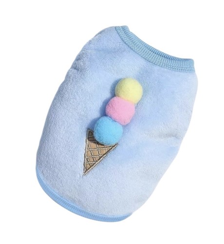 Blue pet clothes dog - blue, warm