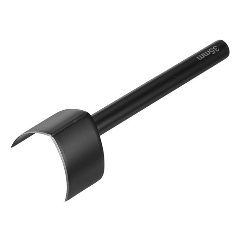 Shaped leather cutter - v-shaped, punch