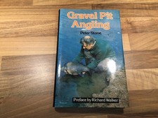 Rare Peter Stone Gravel Pit Angling 1st  edition fishing book 1978 Signed