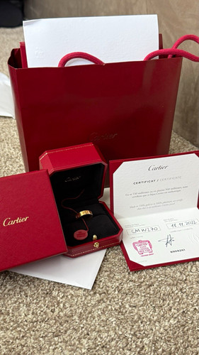 Cartier love ring 18ct - love, yellow