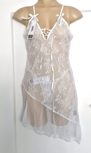 Lingerie negligee thong 2pc - thong,