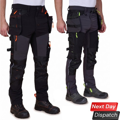 Mens workwear trousers - trousers, nylon