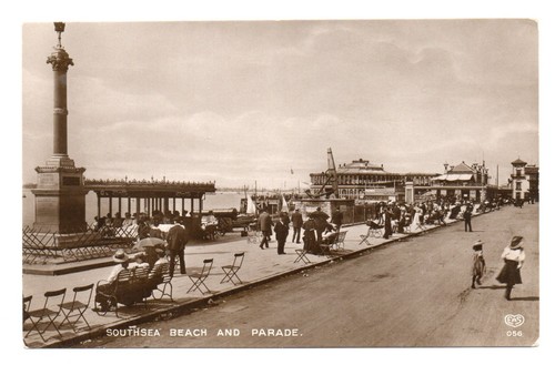 Antique postcard southsea - antique,