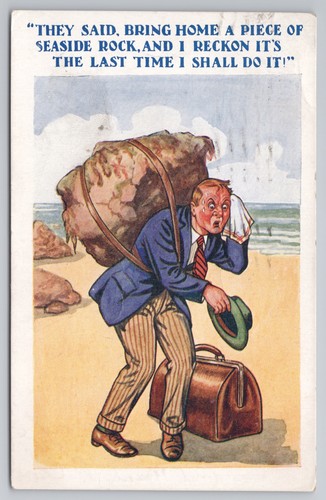 Postcard antique comic - postcard,