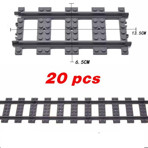 Lego compatible straight train - compatible,