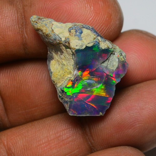 Jewelry grade black opal rough - grade,