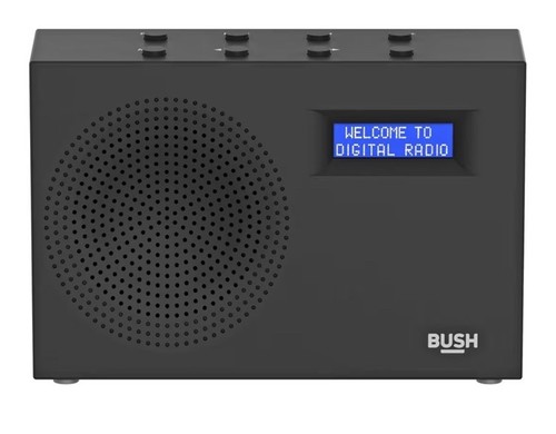 Bush portable dab radio lcd - dab,