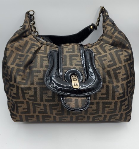 Fendi buckle zucca hobo - fendi, ff