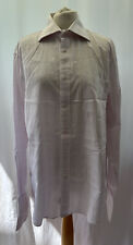 Next Pure Cotton Lilac Long Sleeve Shirt Size 16 French Cuffs