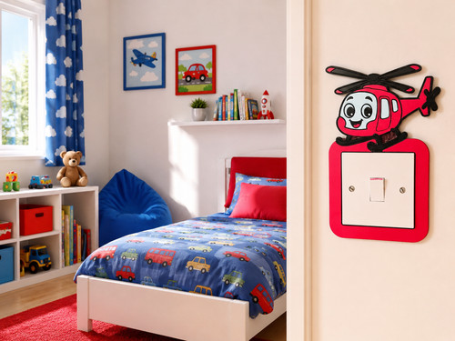 Helicopter kids bedroom light - helicopter,