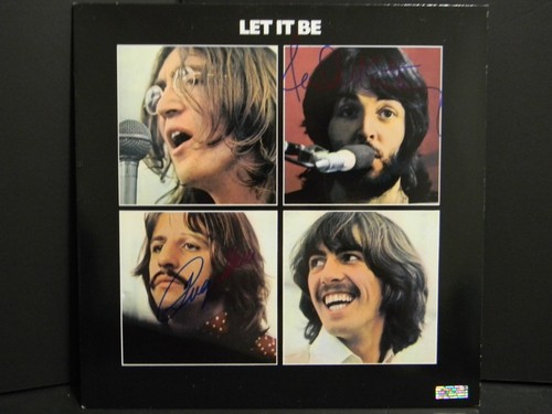 Beatles signed let album - let, be