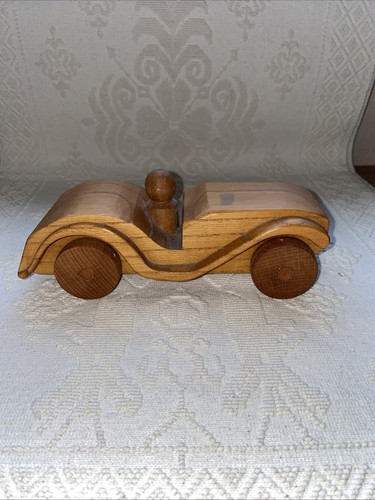 Vintage wooden car - toy, model