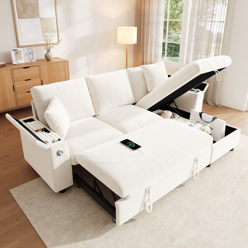 Corner sofa bed - sofa, with