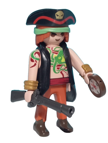 Playmobil tattooed pirate - playmobil,