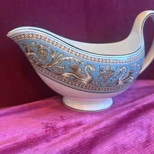 Wedgewood Florentine Turquoise W2714 Gravy Boat  , Used , 2nd