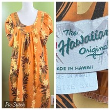 Vtg 80's Hawaiian Maxi Long