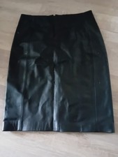 Reiss black leather pencil - black,