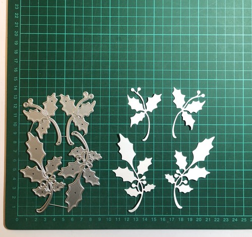 4pcs decorative holly - decorative, branches