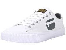 G-Star Raw Men's Meefic-POP-M Sneakers Low-Top Shoes White/Olive