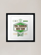 Tree Trimming Graphic Framed