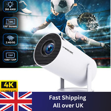 5G 4K Projector Smart HD LED WiFi Bluetooth HDMI USB Android Home Office Theater