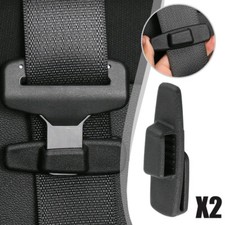 2PCS Universal Car Seat Safety Belt Clip Clamp Buckle Retainer Clip Accessories