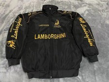 Unisex Adults F1 Jacket Lamborghini, Ebroidered Cotton Padded ,M-2XL