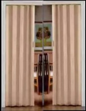 2 x pvc pine effect folding doors