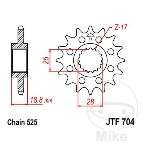 Sprocket for aprilia - sprocket,