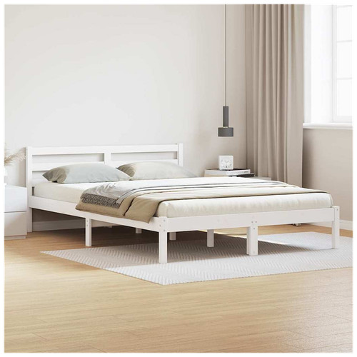 Bed frame solid pine wood - frame,