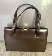 Ackery Of London 1950’s Kelly Bag Brown Immaculate Interior