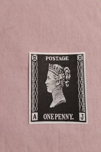 1840 penny black - black, postage