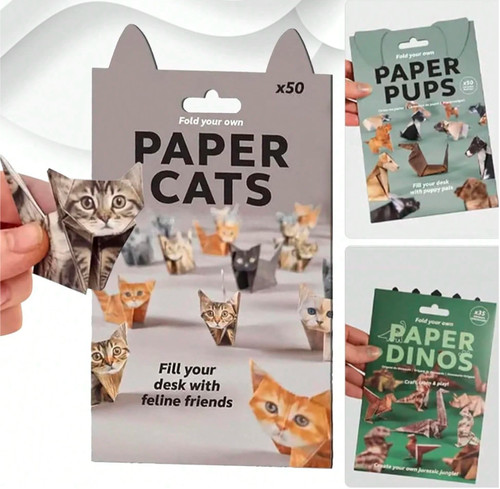 Diy paper cats sheets - 50,