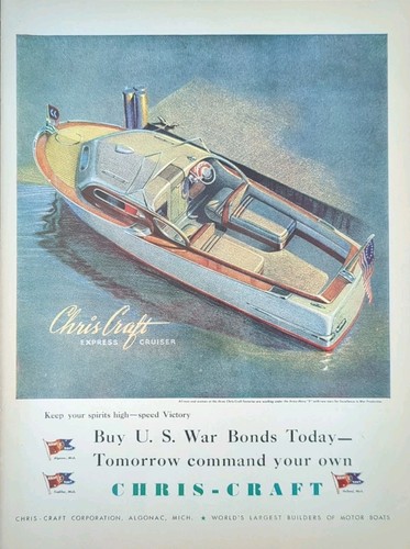 1944 vintage chris craft - 1944, water