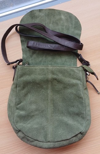 Genuine leather green - genuine,