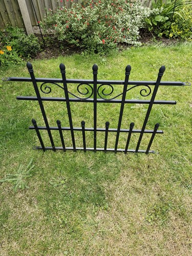 Metal railings with - metal, gate