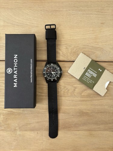 Marathon 41mm black pilot - black, pilot's