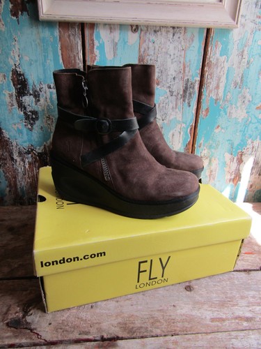Fly london brown suede - london,