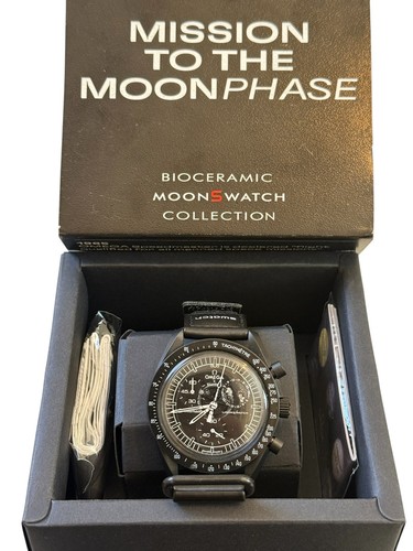 Omega swatch black - black, snoopy