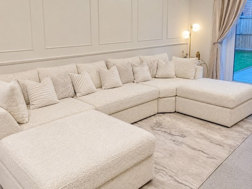 Seater shape cinema sofa - seater, u