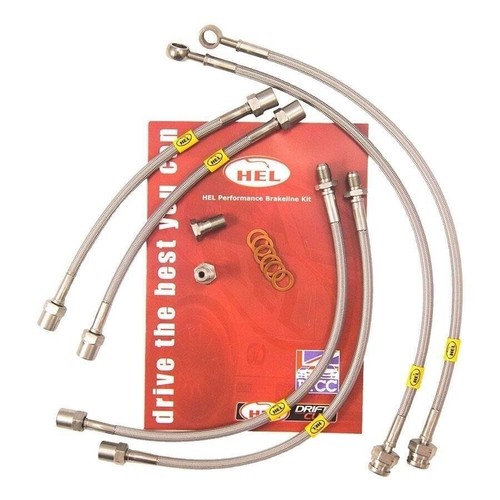 Stainless braided brake lines - stainless,