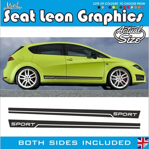 Seat leon side stripes - seat, fr