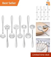 8-Piece Flower Stainless Steel