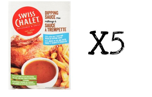 Packs swiss chalet dipping - 5,