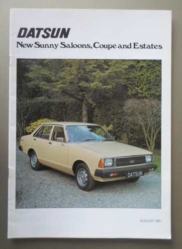 Datsun sunny range - range, orig
